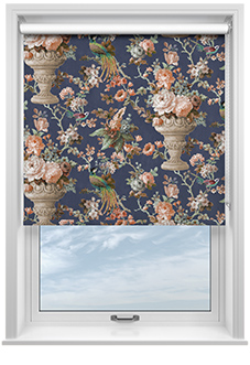 Clarence, Courtly Blue - Roller Blind